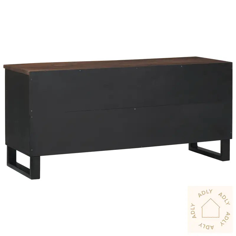 Tv-Skap 100X33,5X46 Cm Solid Tre Mango