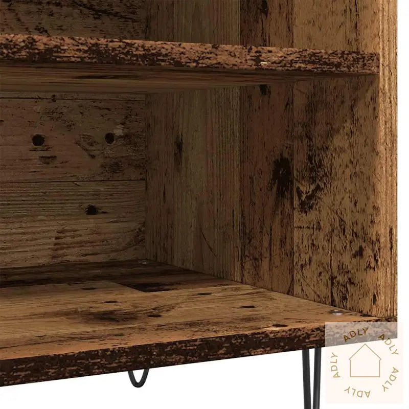 Plateskap Gammelt Tre 84,5X38X48 Cm Konstruert Tre