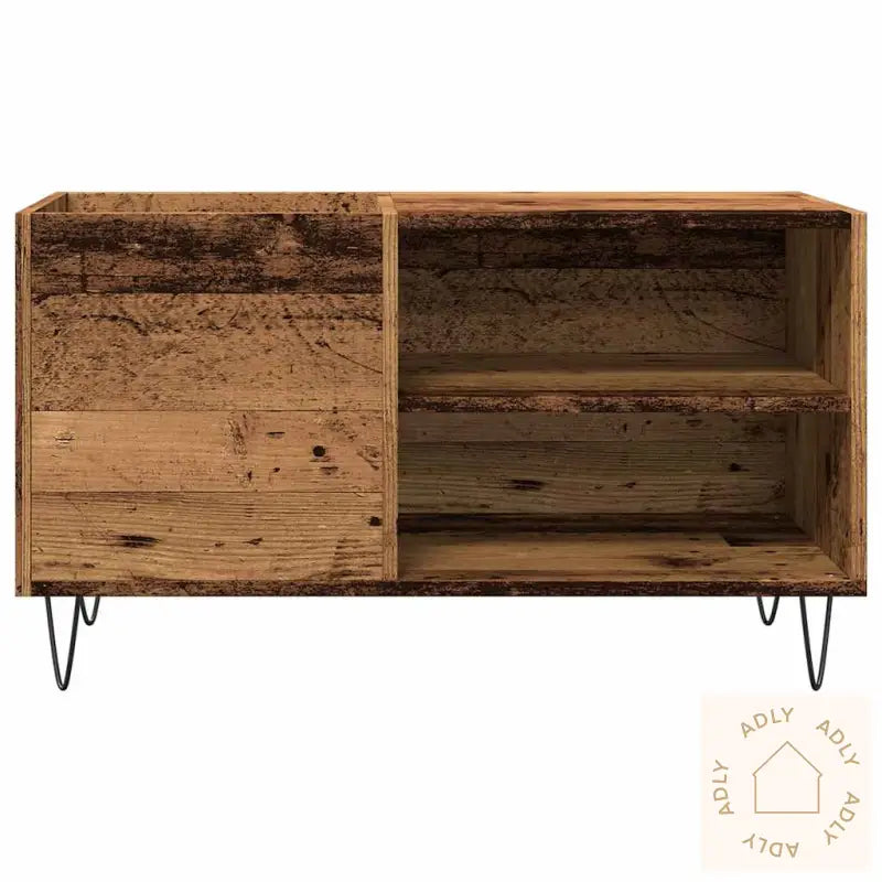 Plateskap Gammelt Tre 84,5X38X48 Cm Konstruert Tre