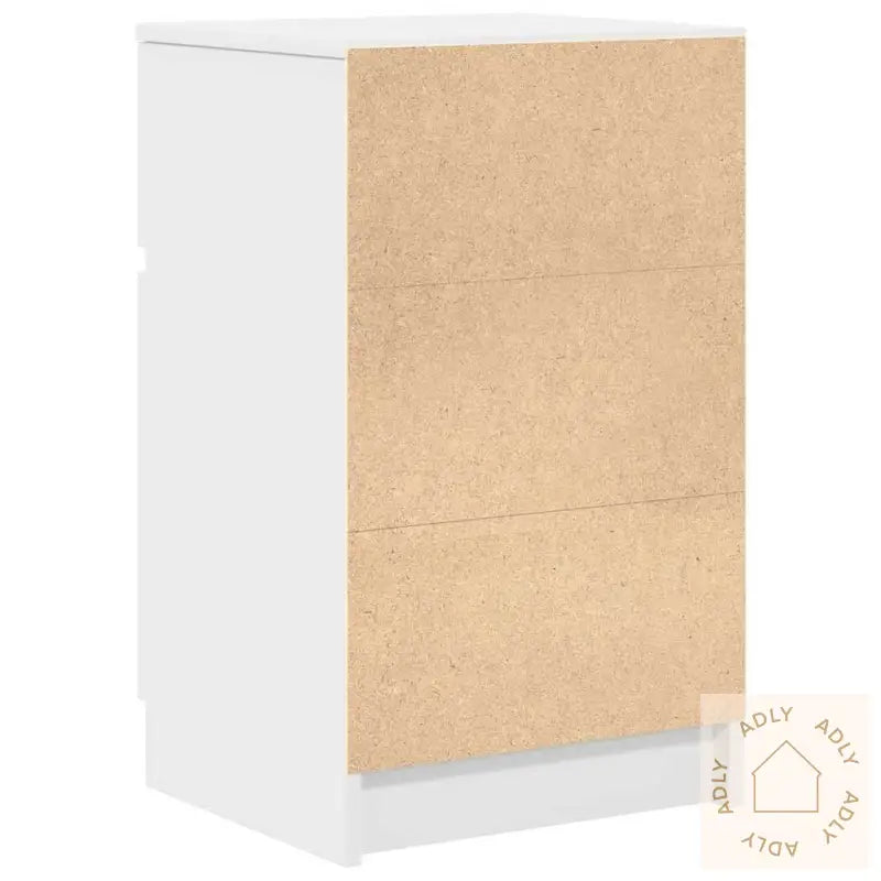 Nattbord Hvit 39X35X65 Cm Konstruert Tre