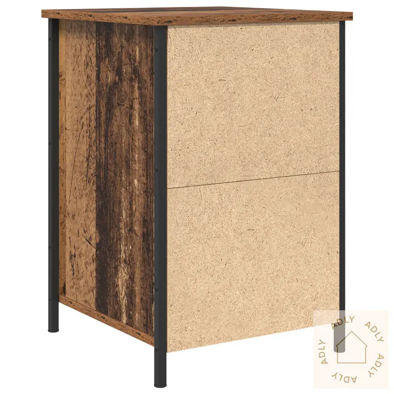 Nattbord Gammelt Tre 40X42X60 Cm Konstruert Tre