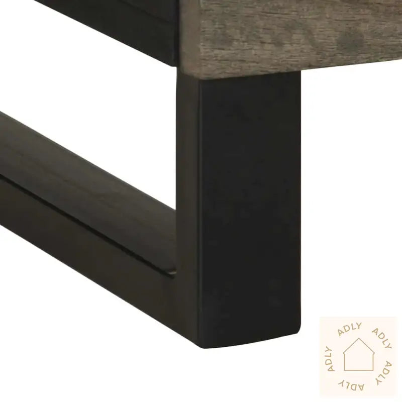 Nattbord Svart 50X33X62 Cm Heltre Mango
