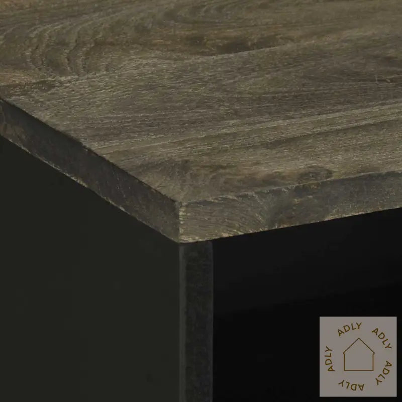 Nattbord Svart 50X33X62 Cm Heltre Mango
