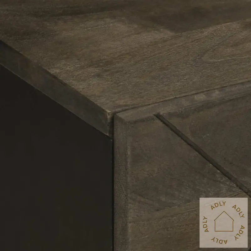 Nattbord Svart 40X33X46 Cm Heltre Mango