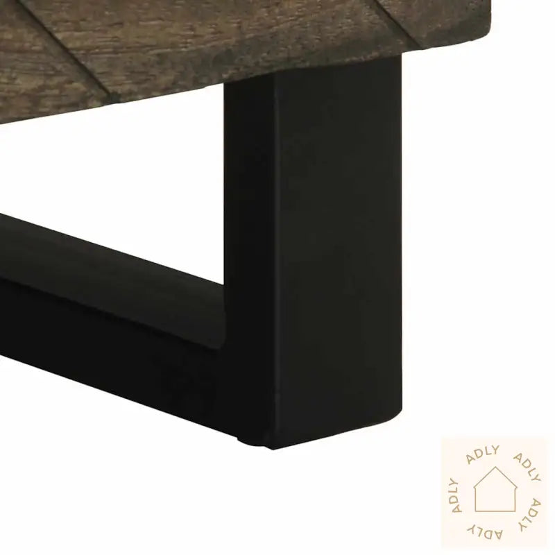 Nattbord Svart 40X33X46 Cm Heltre Mango