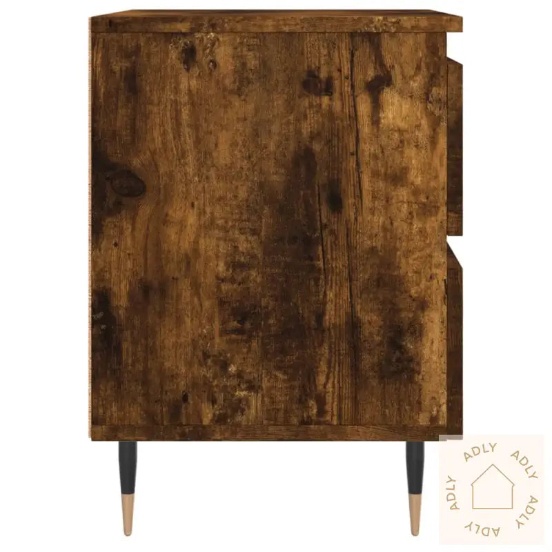 Nattbord Røkt Eik 40X35X50 Cm Konstruert Tre