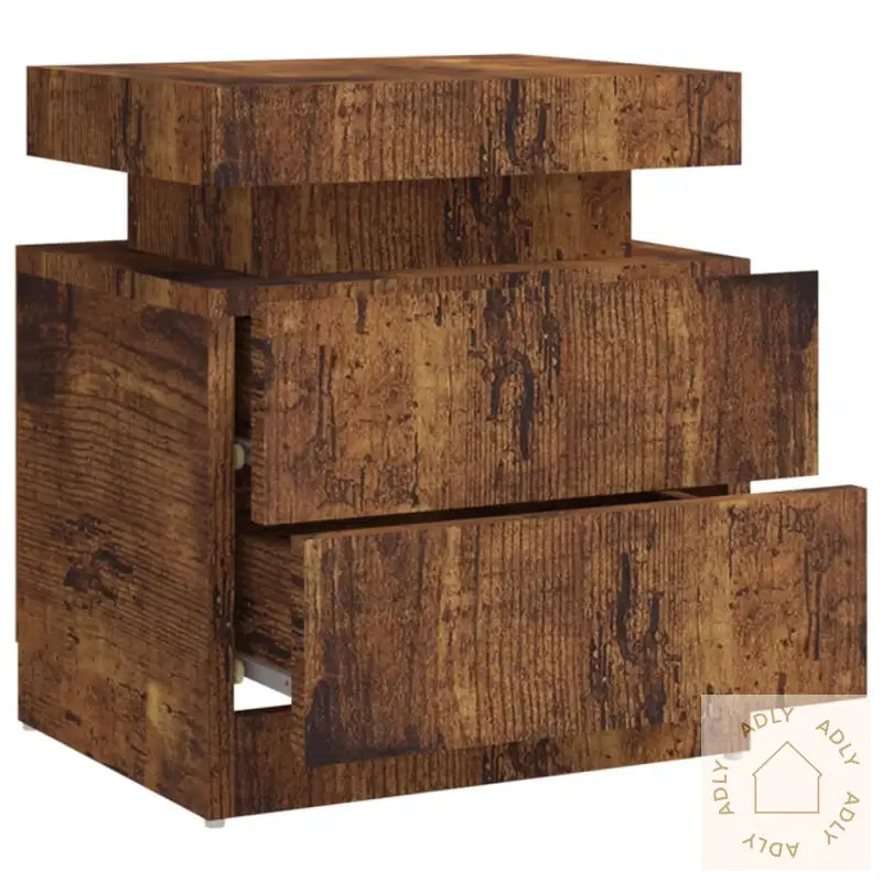 Nattbord Røkt Eik 45X35X52 Cm Sponplate