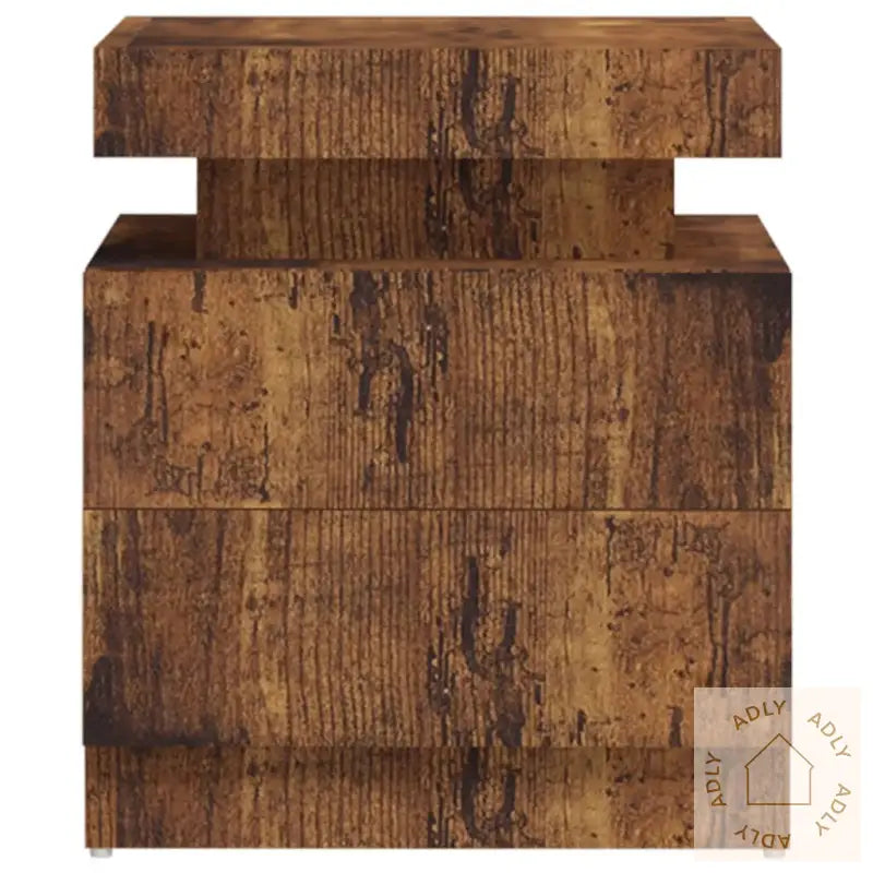 Nattbord Røkt Eik 45X35X52 Cm Sponplate