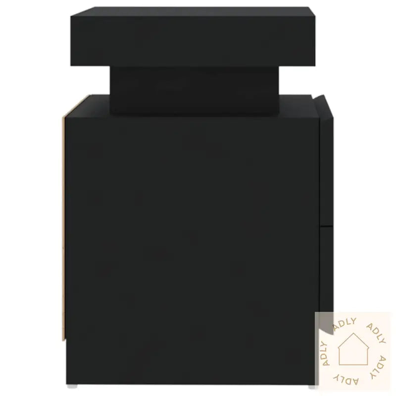 Nattbord Svart 45X35X52 Cm Konstruert Tre