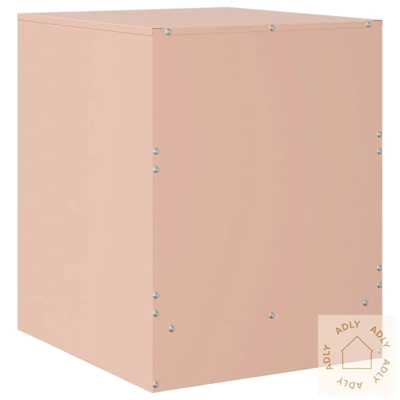 Nattbord Rosa 34,5X39X44 Cm Stål
