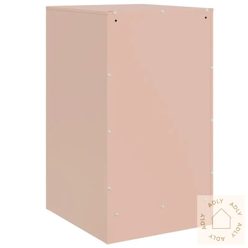 Nattbord Rosa 34,5X39X62 Cm Stål