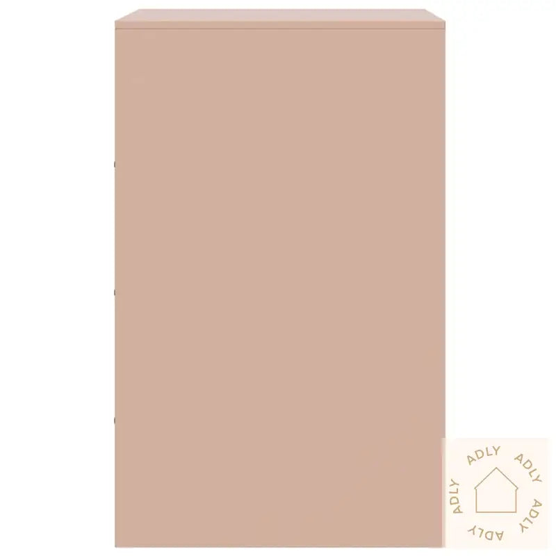 Nattbord Rosa 34,5X39X62 Cm Stål