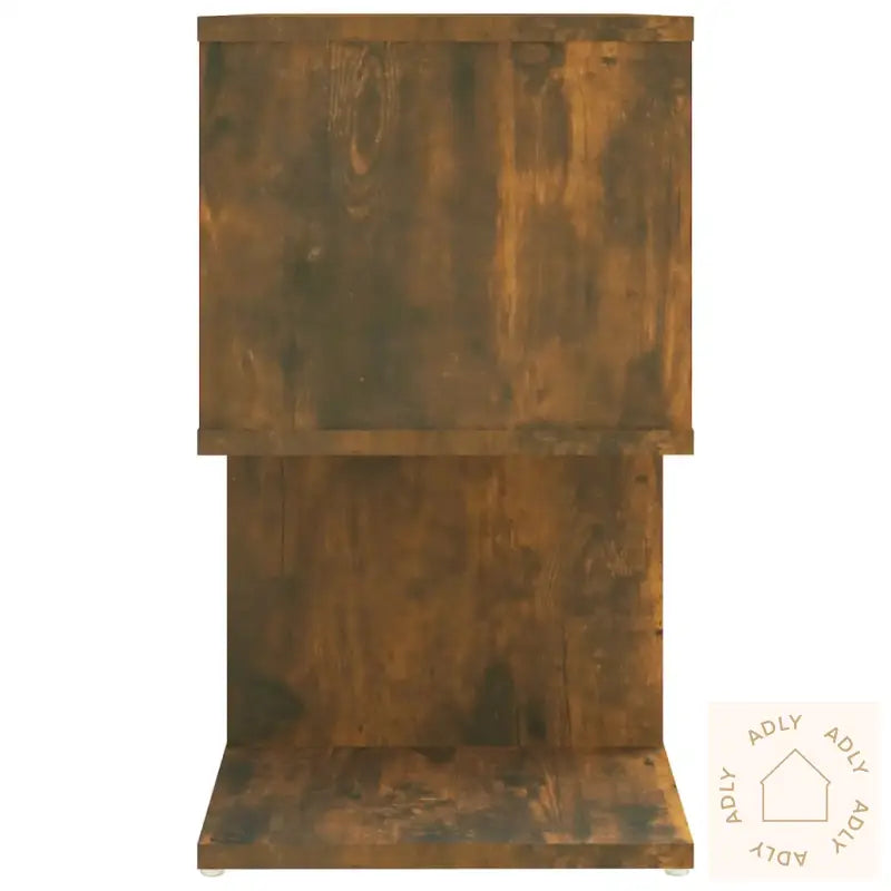 Nattbord Røkt Eik 50X30X51,5 Cm Konstruert Tre