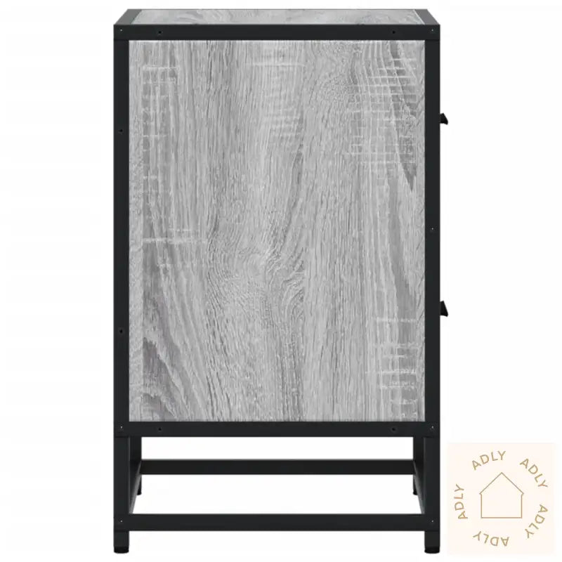 Nattbord Grå Sonoma 40X31X50 Cm Konstruert Tre