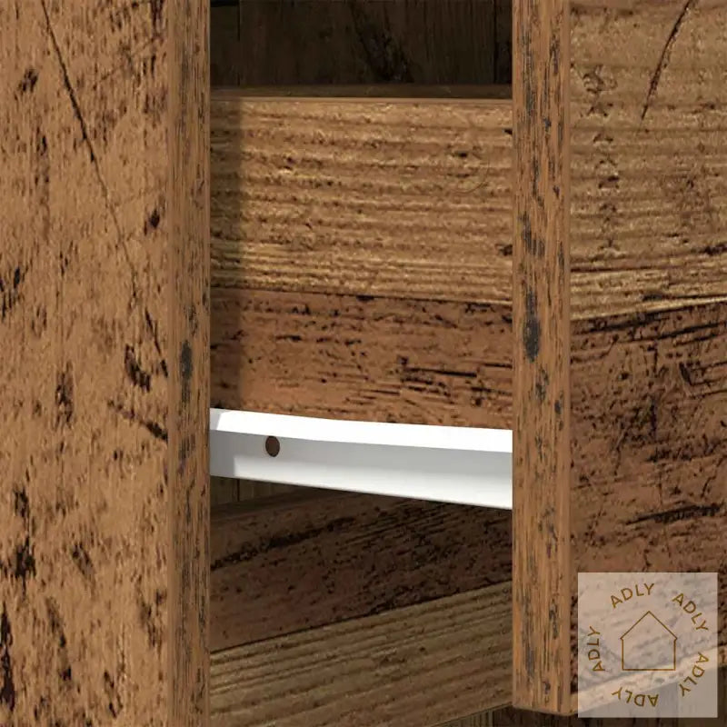 Nattbord Gammelt Tre 39X35X65 Cm Konstruert Tre