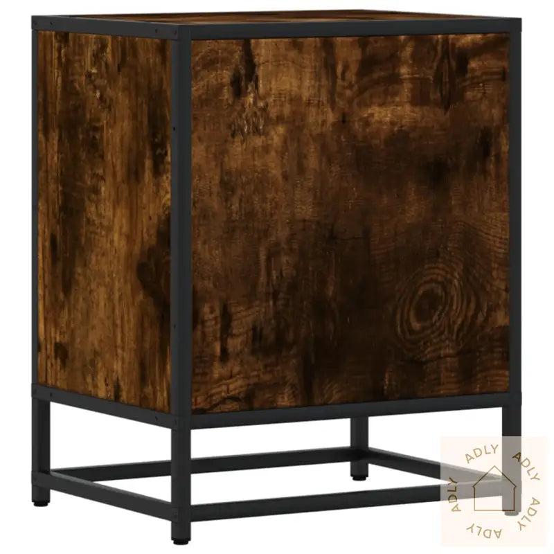 Nattbord Røkt Eik 40X31X50 Cm Konstruert Tre