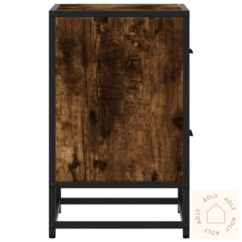 Nattbord Røkt Eik 40X31X50 Cm Konstruert Tre