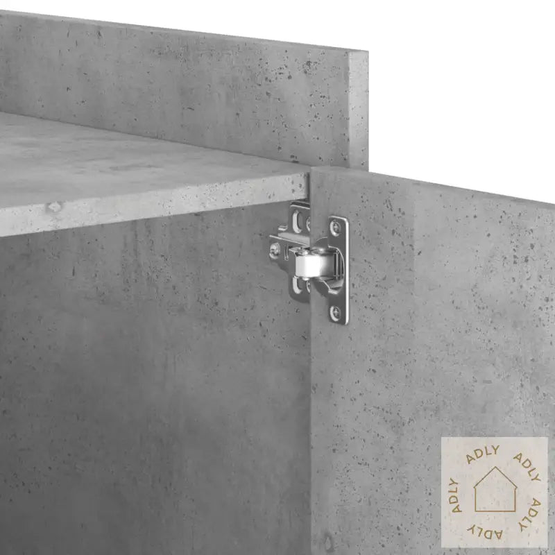 Nattbord Betonggrå 45X50X50 Cm Konstruert Tre