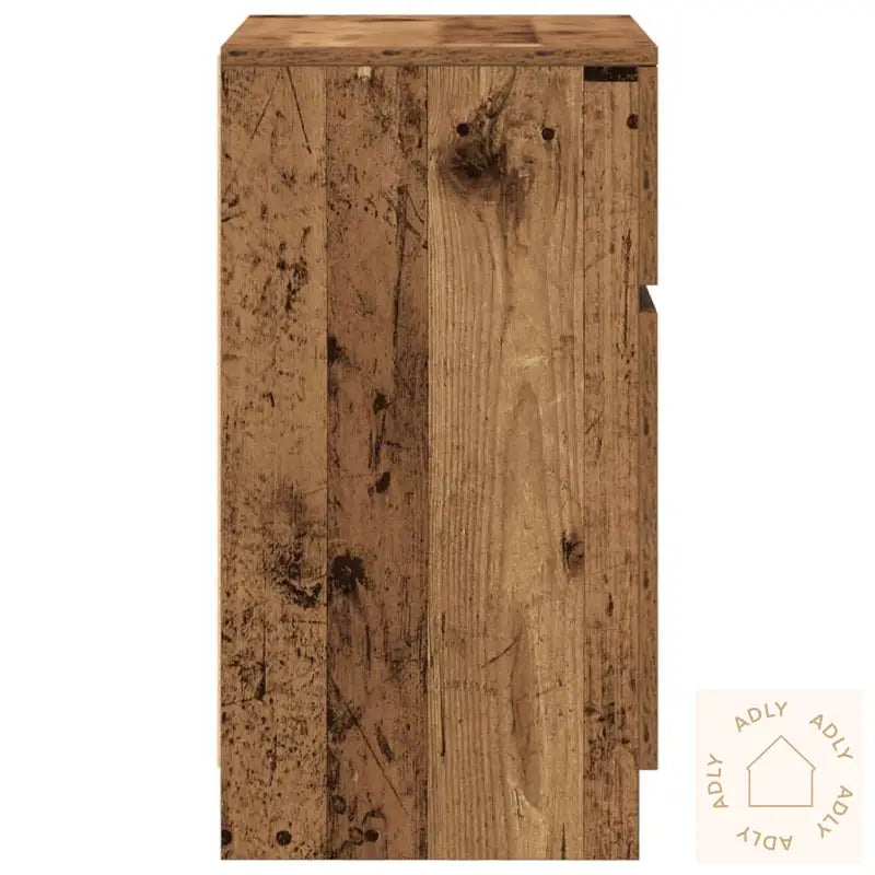 Nattbord 2 Stk Gammelt Tre 39X35X65 Cm Konstruert Tre