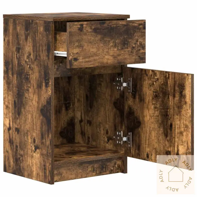 Nattbord Sonoma Eik 39X35X65 Cm Konstruert Tre