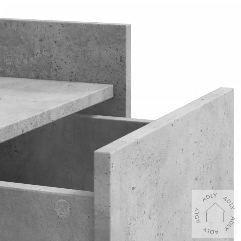 Nattbord Betonggrå 45X50X65 Cm Konstruert Tre