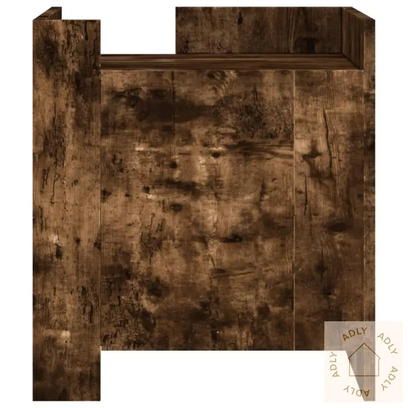 Nattbord Røkt Eik 45X50X50 Cm Konstruert Tre