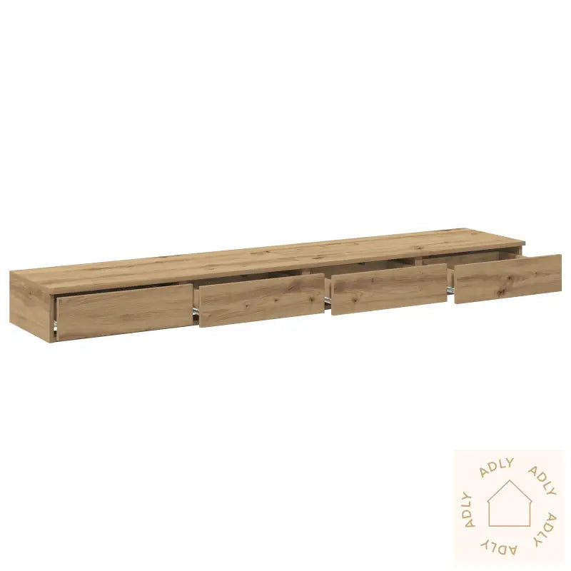 Nattskuffer Håndlaget Eik 200X36.5X16.5 Cm Konstruert Tre