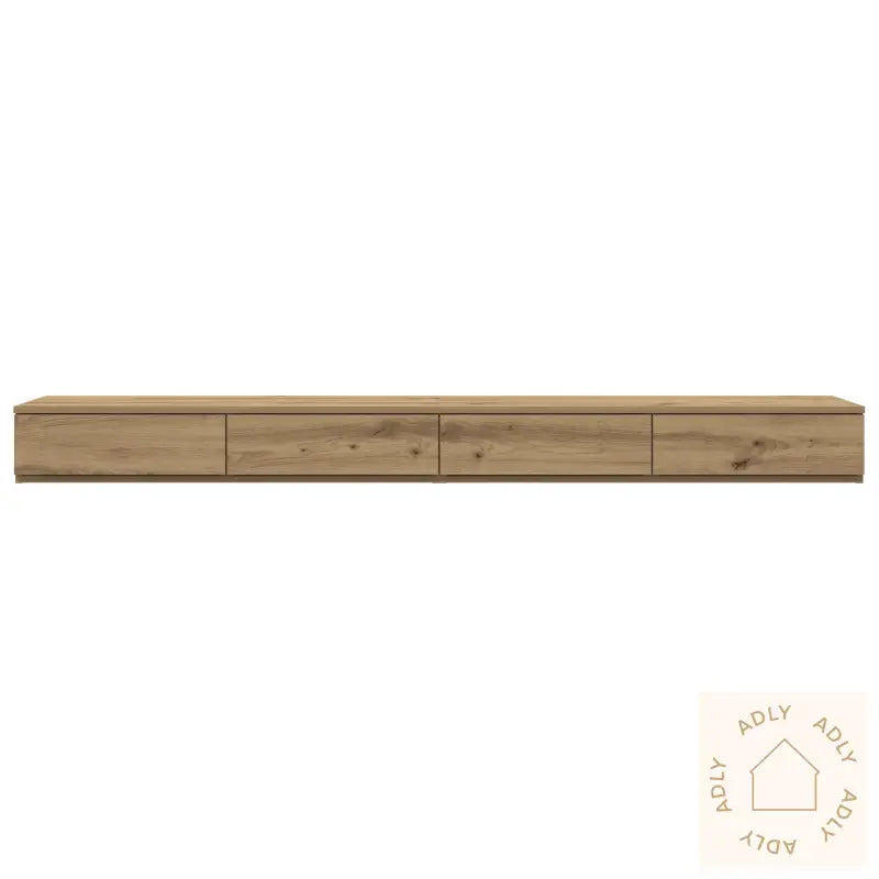 Nattskuffer Håndlaget Eik 200X36.5X16.5 Cm Konstruert Tre