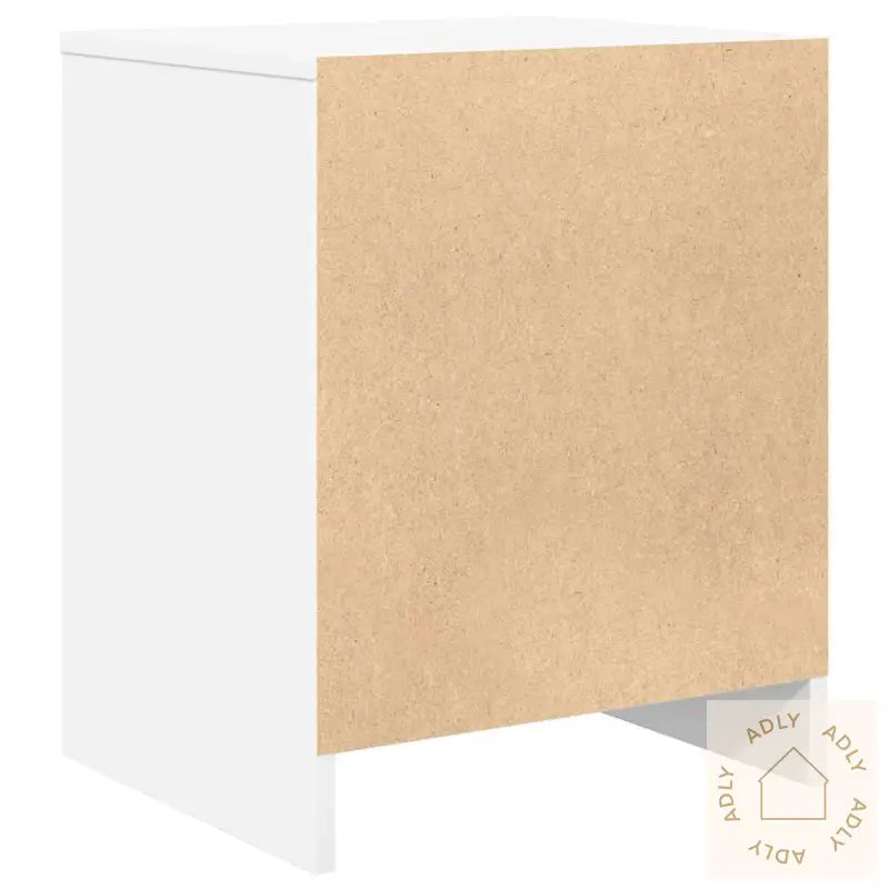 Nattbord Med Skuff Hvit 40X34X50 Cm