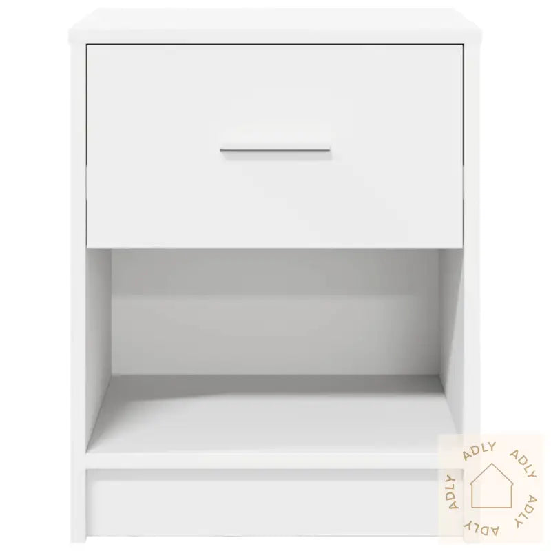 Nattbord Med Skuff Hvit 40X34X50 Cm