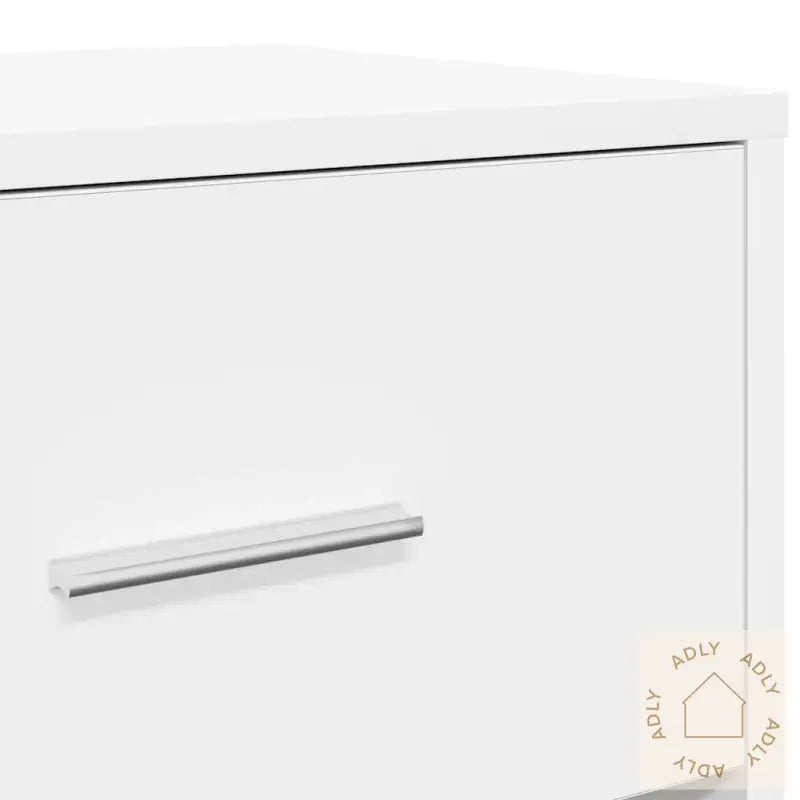 Nattbord Med Skuff Hvit 40X34X50 Cm