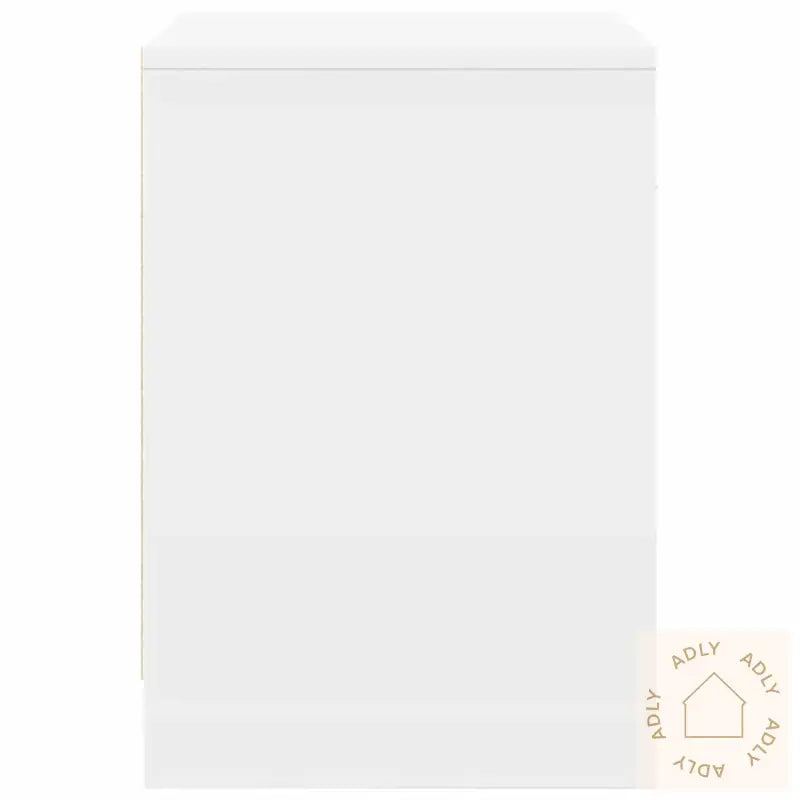 Nattbord Med Skuff Hvit 40X34X50 Cm