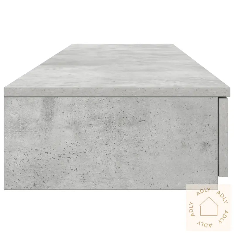 Sengeskuffer Betonggrå 160X36,5X16,5 Cm Konstruert Tre