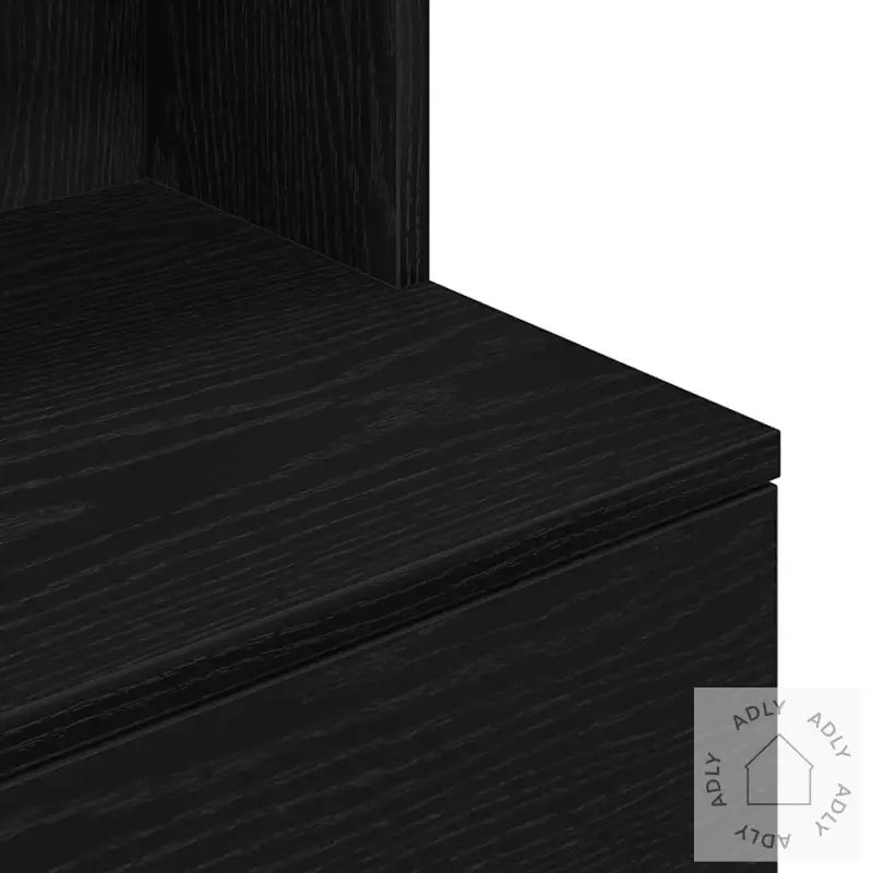 Nattbord Svart 39X35X125 Cm Konstruert Tre