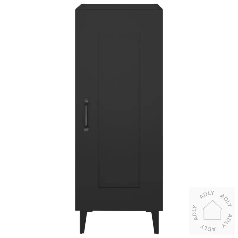 Skjenk Svart 34,5X34X90 Cm Konstruert Tre