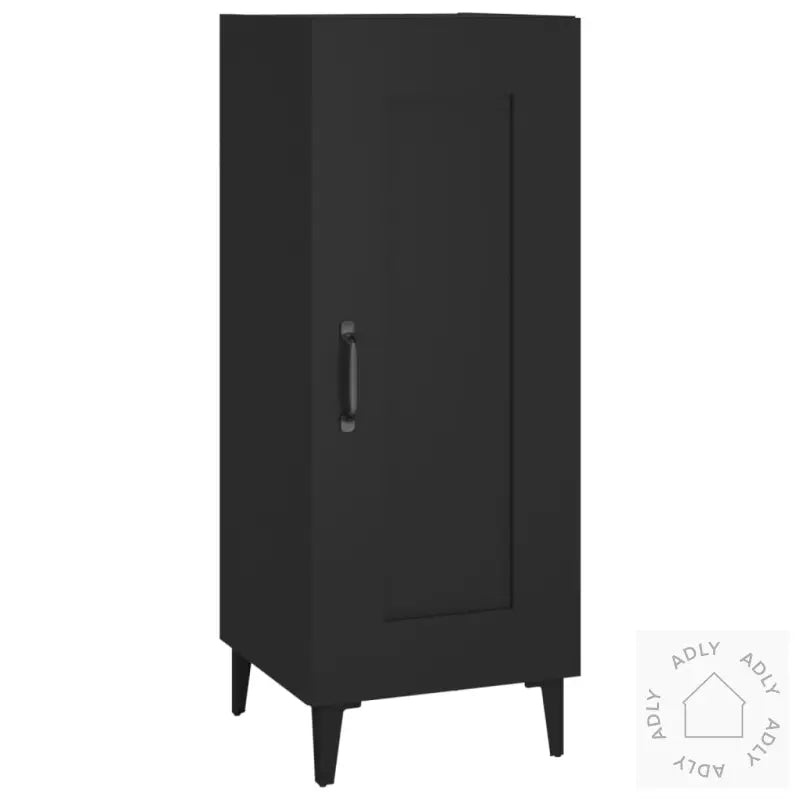 Skjenk Svart 34,5X34X90 Cm Konstruert Tre