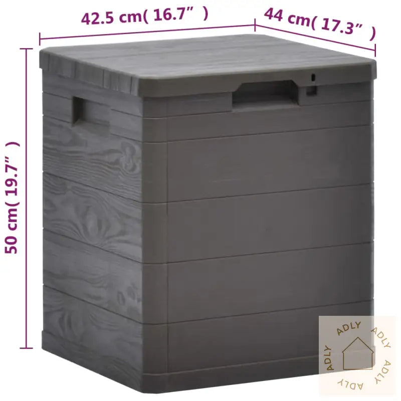 Putekasse 90 L Brun
