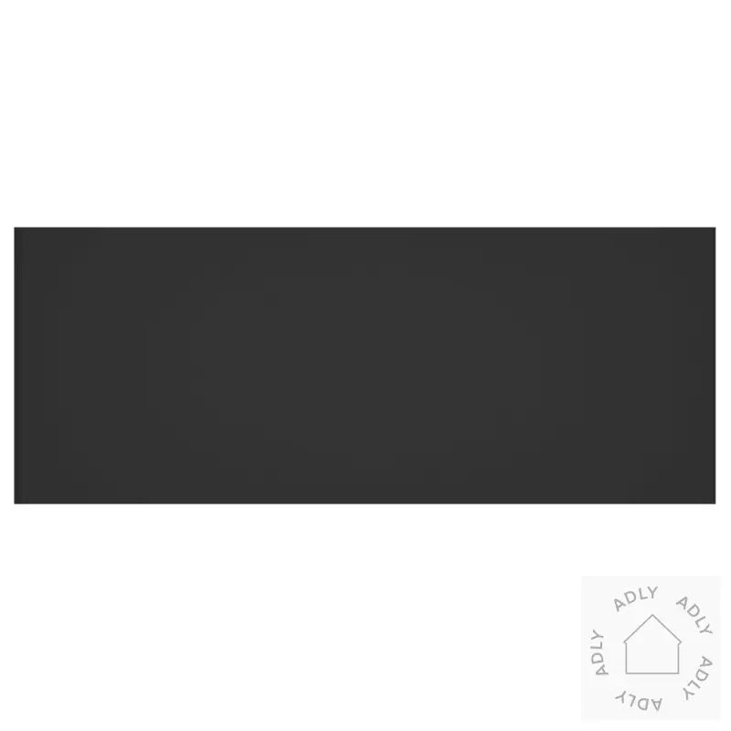 Sengegavl Svart 200X1,5X80 Cm Konstruert Tre