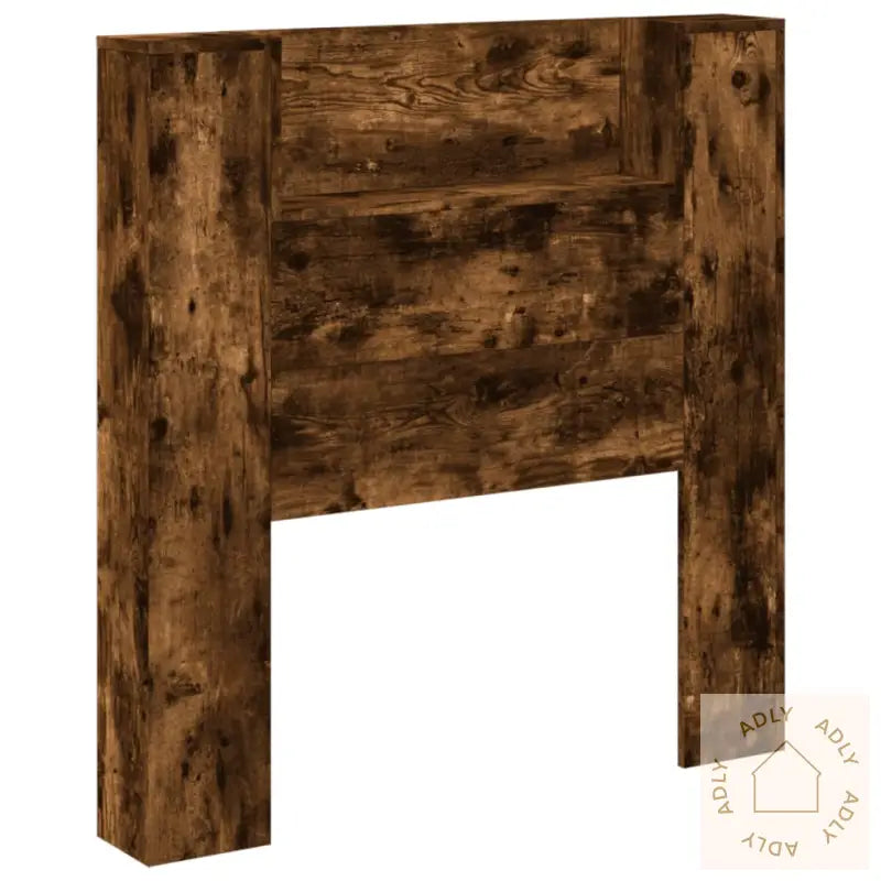 Hodegavl Skap Med Led Røkt Eik 100X16,5X103,5 Cm