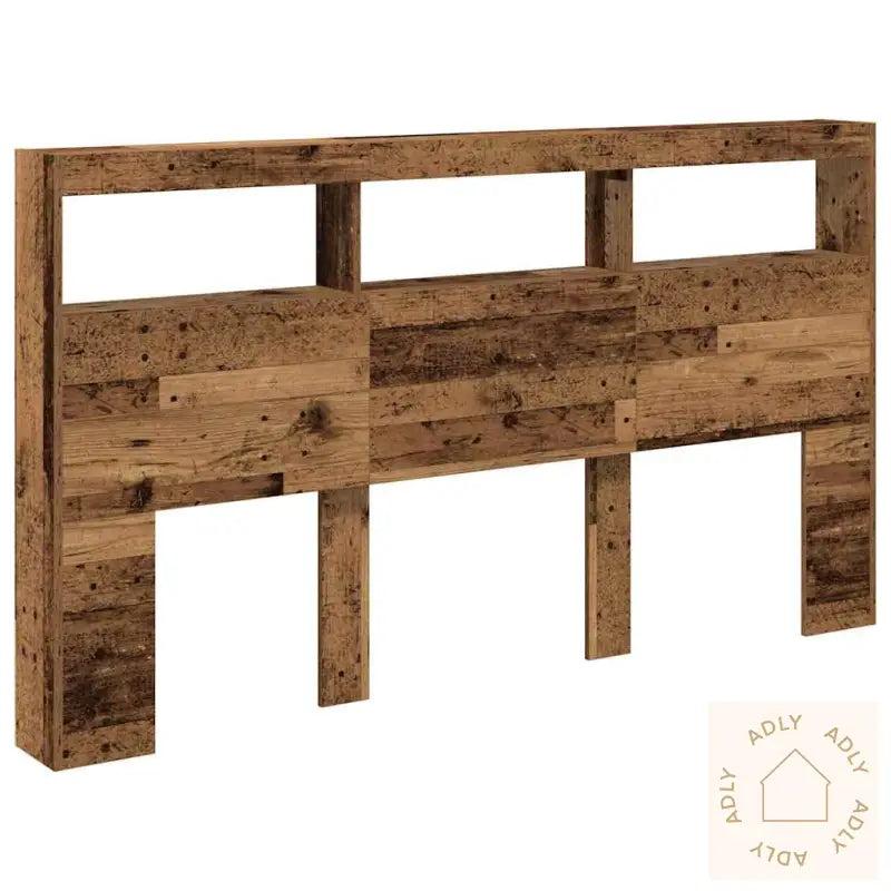 Hodegavl Skap Med Led Gammelt Tre 180X17X102 Cm