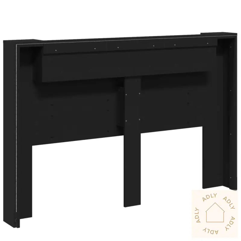 Hodegavl Skap Med Led Svart 160X16,5X103,5 Cm