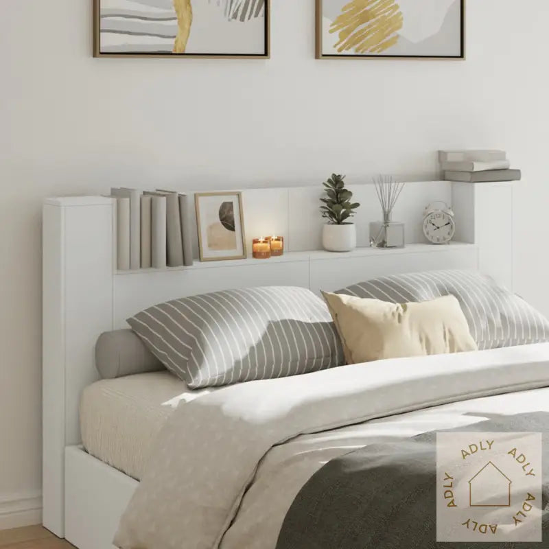 Hodegavl Skap Med Led Hvit 180X16,5X103,5 Cm