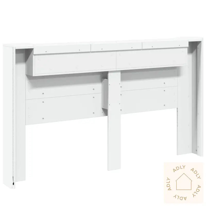 Hodegavl Skap Med Led Hvit 180X16,5X103,5 Cm