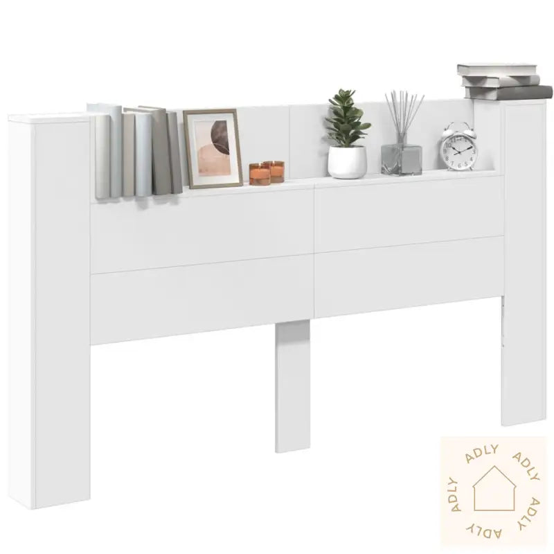 Hodegavl Skap Med Led Hvit 180X16,5X103,5 Cm