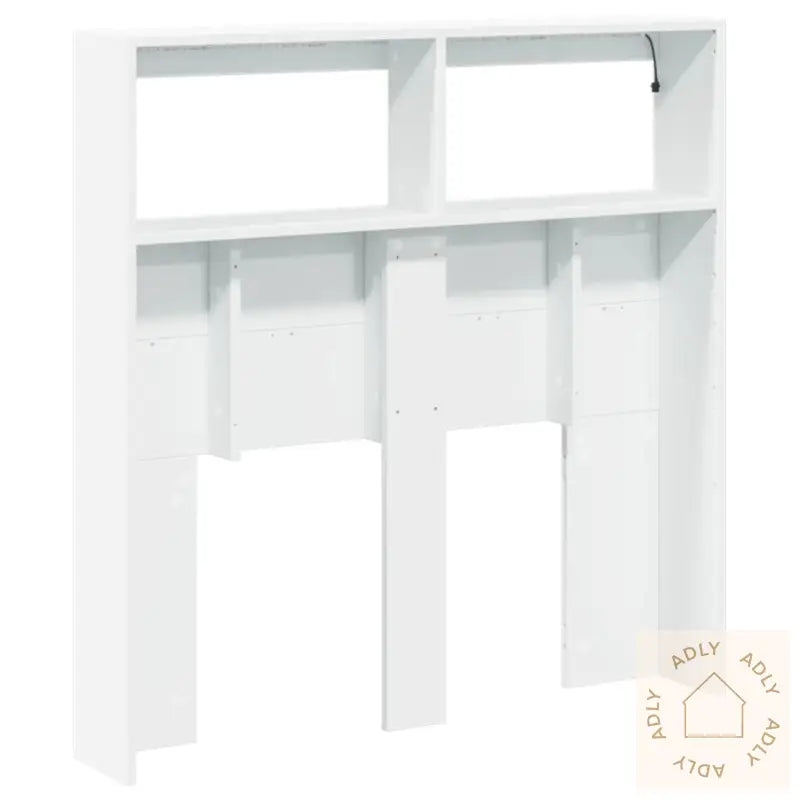 Hodegavl Skap Med Led Hvit 100X17X102 Cm