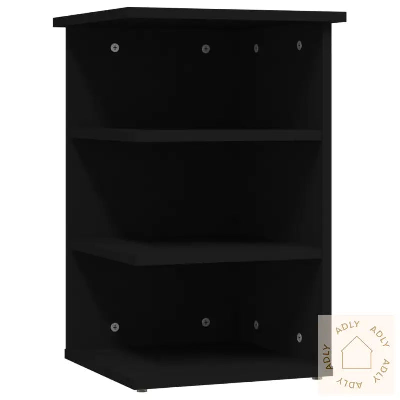 Sideskap Svart 35X35X55 Cm Konstruert Tre