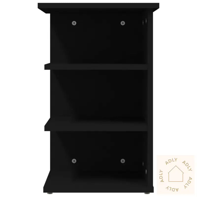 Sideskap Svart 35X35X55 Cm Konstruert Tre