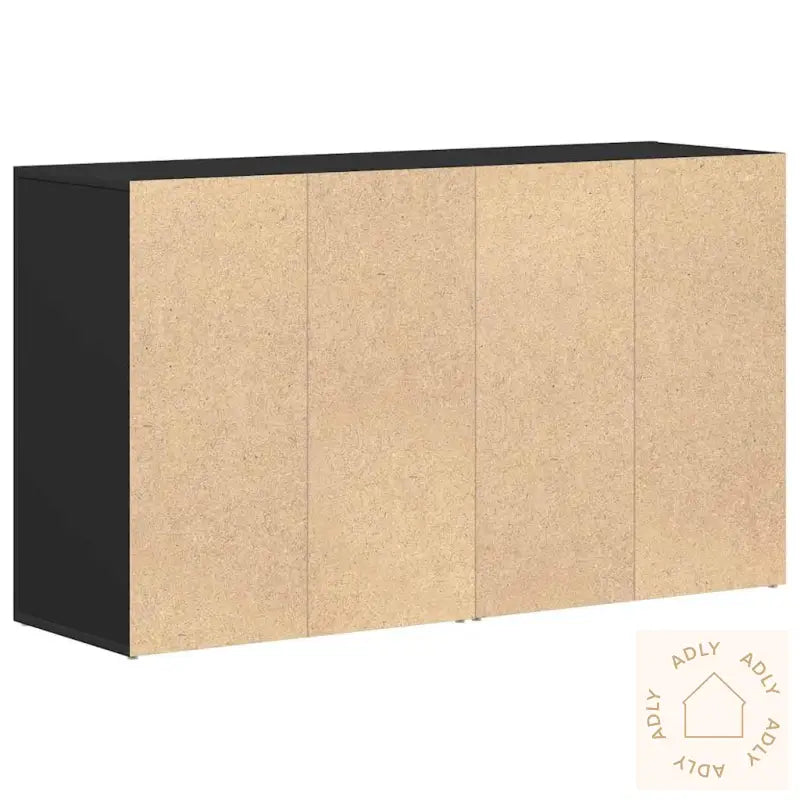 Sideskap Svart Konstruert Tre 120 X 36 X 69 Cm Oppbevaring