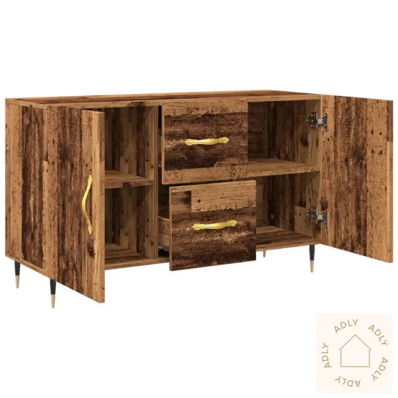 Skjenk Gammelt Tre 100X36X60 Cm Konstruert Tre