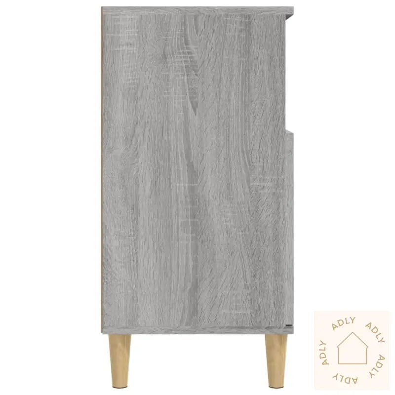 Skjenk Grå Sonoma 60X35X70 Cm Konstruert Tre